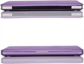 img 2 attached to Purple Plastic Hard Case Shell And Keyboard Cover For MacBook Pro 15 Inch 2011-2009 A1286 With CD-ROM - RUBAN Case Compatible