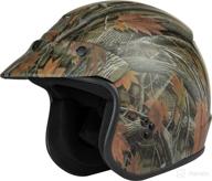 gmax of-2 open-face helmet (leaf camo logo