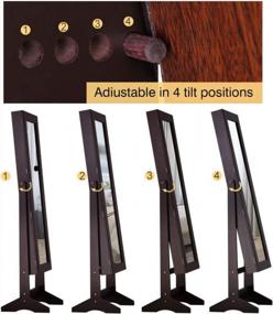 img 1 attached to Securely Store And Organize Your Jewelry With LANGRIA'S Lockable Jewelry Armoire