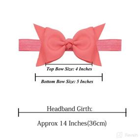 img 2 attached to 🎀 JOYOYO 20pcs Baby Girls Headbands: Adorable Hair Bows for Infant Newborns & Toddlers