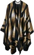 womens winter blanket cardigans by bakerdani: versatile women's accessories in scarves & wraps logo