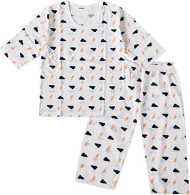 img 4 attached to MiNi K Toddler Cotton100 Пижамы 12 24Месяцев