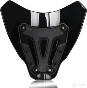 img 1 attached to Motorcycle Windscreen Windshield Deflector Protector Motorcycle & Powersports