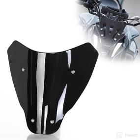 img 4 attached to Motorcycle Windscreen Windshield Deflector Protector Motorcycle & Powersports