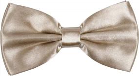 img 1 attached to Classy And Convenient Men'S Neck Bowties: Pre-Tied, 12-Piece Set For Weddings And Parties