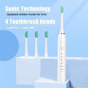 img 3 attached to Electric Toothbrush Rechargeable Children Waterproof Oral Care