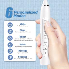 img 2 attached to Electric Toothbrush Rechargeable Children Waterproof Oral Care