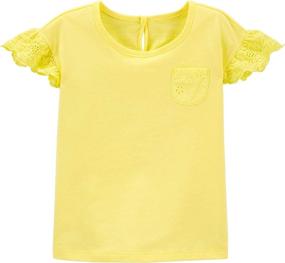 img 2 attached to Kosh Girls Fashion Powder Yellow Girls' Clothing - Tops, Tees & Blouses