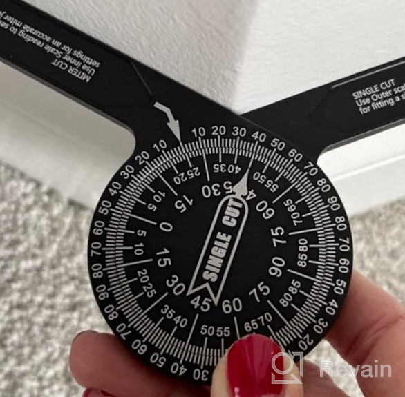 img 1 attached to Measure With Precision: Angle Finder Protractor, The Perfect Stocking Stuffer For Men This Christmas review by Bob Boan