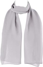 img 2 attached to HatToSocks Chiffon Scarf Sheer Sarong Women's Accessories : Scarves & Wraps