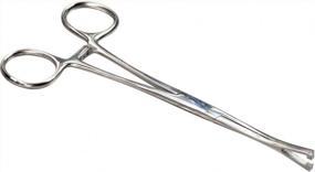 img 2 attached to HTS 164P1 6.25" Triangle Slotted Locking Pennington Forceps