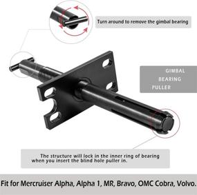 img 2 attached to Bearing Remover Installer Alignment Mercruiser Motorcycle & Powersports best for Fluids & Maintenance