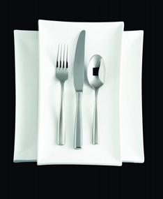 img 2 attached to Fortessa Lucca 18/10 Stainless Steel Flatware 5Pc Place Setting Service For 1