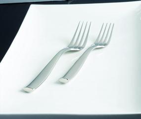 img 1 attached to Fortessa Lucca 18/10 Stainless Steel Flatware 5Pc Place Setting Service For 1