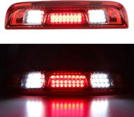 🔴 2014-2018 chevrolet silverado/gmc sierra 1500 2500hd 3500hd third brake light: high mount led stop light (red) logo