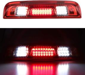 img 4 attached to 🔴 2014-2018 Chevrolet Silverado/GMC Sierra 1500 2500HD 3500HD Third Brake Light: High Mount LED Stop Light (Red)