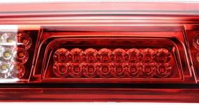 img 1 attached to 🔴 2014-2018 Chevrolet Silverado/GMC Sierra 1500 2500HD 3500HD Third Brake Light: High Mount LED Stop Light (Red)