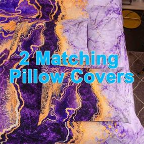 img 3 attached to Edreded Bedding Comforter Abstract Matching