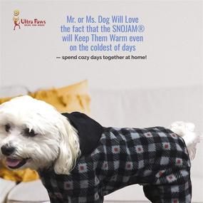 img 2 attached to 🐾 UltimatePaws SnowJamz - Versatile Dog Pajamas and Cozy Bodysuit for Indoors and Outdoors