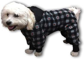 img 4 attached to 🐾 UltimatePaws SnowJamz - Versatile Dog Pajamas and Cozy Bodysuit for Indoors and Outdoors