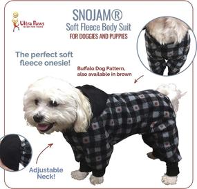 img 3 attached to 🐾 UltimatePaws SnowJamz - Versatile Dog Pajamas and Cozy Bodysuit for Indoors and Outdoors