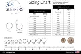 img 1 attached to 🛏️ 365 Sleepers G23 Titanium Hinged Hoop Segment Ring Sleeper Earrings - Sizes 5mm to 16mm - Set of 2