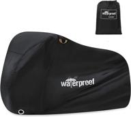 🏍️ farway motorcycle cover: 210t waterproof motorbike cover for ultimate outdoor protection - anti dust, rain, uv & theft with lock-holes and storage bag логотип