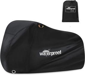 img 4 attached to 🏍️ Farway Motorcycle Cover: 210T Waterproof Motorbike Cover for Ultimate Outdoor Protection - Anti Dust, Rain, UV & Theft with Lock-Holes and Storage Bag