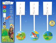 kidswitch lightswitch extension for toddlers - laurie berkner edition: 3-pack with 12 themed art decals - multi award winning! logo