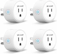 control your home appliances with ease: 4-pack wifi smart socket with alexa & google assistant compatibility logo