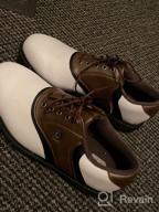 img 1 attached to Men's FootJoy Originals Athletic Shoes - White and Brown Color review by Jae Newton