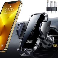 vanmass 2022 car phone holder mount, stable a+ car vent phone mount, cell phone holder vehicle, universal easy clamp cradle upgrade, compatible with iphone 13 12 11 pro max samsung galaxy s22 s21 ultra truck логотип