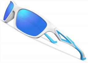 img 4 attached to Солнечные очки «DEAFRAIN» с поляризацией для детей | Неразрушаемые спортивные очки из ТПЭ | Гибкий дизайн для девочек и мальчиков от 3 до 7 лет | Защита от УФ-лучей