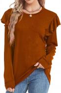 color block leopard and striped women's tunic tops with long sleeves for casual wear by qacohu logo