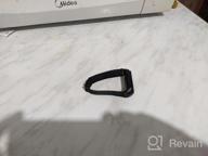 img 2 attached to 💪 Premium Metal Fitness Bracelet - Compatible with Xiaomi Mi Band 3 and 4, Milanese Loop Strap - Black review by Jnis Pimberis ᠌