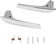 🚪 high-quality interior door handles for chevy silverado, tahoe, avalanche, escalade, yukon - driver & passenger side - compatible with 2007-2014 models - replaces# 81195, 15935954 логотип