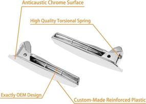 img 1 attached to 🚪 High-Quality Interior Door Handles for Chevy Silverado, Tahoe, Avalanche, Escalade, Yukon - Driver & Passenger Side - Compatible with 2007-2014 Models - Replaces# 81195, 15935954