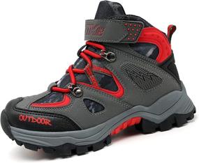 img 4 attached to Adventure Trekking Anti Skid Sneakers Comfortable Boys' Shoes : Outdoor