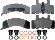 🚙 acdelco gold front disc brake pad set - 17d369mh semi-metallic логотип