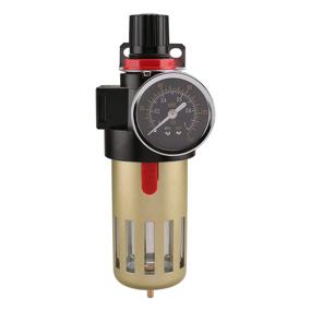 img 4 attached to Adjustable Baomain BFR-2000 Air Pneumatic Filter Regulator With Polycarbonate Water Filter For 1/4"PT Fittings - Enhanced SEO Product Title