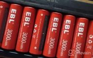 img 1 attached to EBL 8-Pack Rechargeable Lithium AA Batteries With Smart Charger - Long-Lasting 1.5V AA Li-Ion Batteries review by Rick Bishop