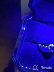 img 6 attached to GBYAN Ring Box With LED Light Jewelry Display Gift Box For Proposal,Engagement, Wedding