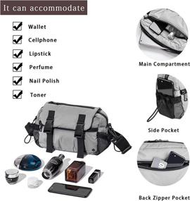 img 2 attached to Crossbody Shoulder Waterproof Messenger Pocketbook Women's Handbags & Wallets ~ Shoulder Bags