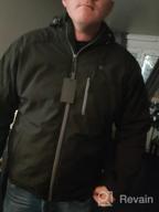 img 1 attached to Men'S Heated Jacket: PROSmart Waterproof With Hood And 12Volt Battery Pack - Black review by Sean House