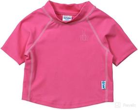 img 4 attached to Play Short Sleeve Rashguard Shirt Apparel & Accessories Baby Boys ... Clothing