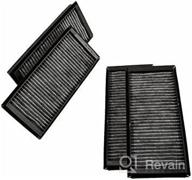 🌬️ oem bmw e90 e91 e93 m3 08-12 cabin air filter set - activated charcoal: enhance air quality now! logo