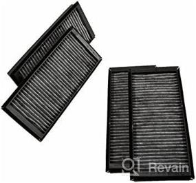 img 4 attached to 🌬️ OEM BMW E90 E91 E93 M3 08-12 Cabin Air Filter Set - Activated Charcoal: Enhance Air Quality Now!