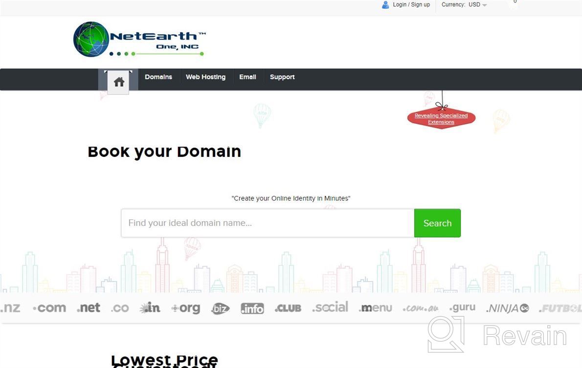 img 1 attached to NetEarthOne Domain Registration review by Colin Arcos