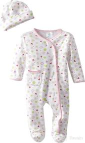 img 1 attached to 😴 Adorable Spasilk Baby Newborn Sleepwear Two-Piece Set for a Peaceful Slumber