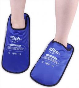 img 4 attached to Instant Relief For Foot Pain With Hilph Foot Ice Pack Slippers - 2 Pack For Neuropathy, Plantar Fasciitis, Diabetes And More!